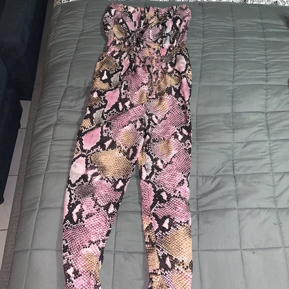 Snakeskin Jumpsuit